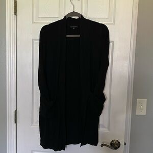 Staccato Black Open-Front Women's Cardigan